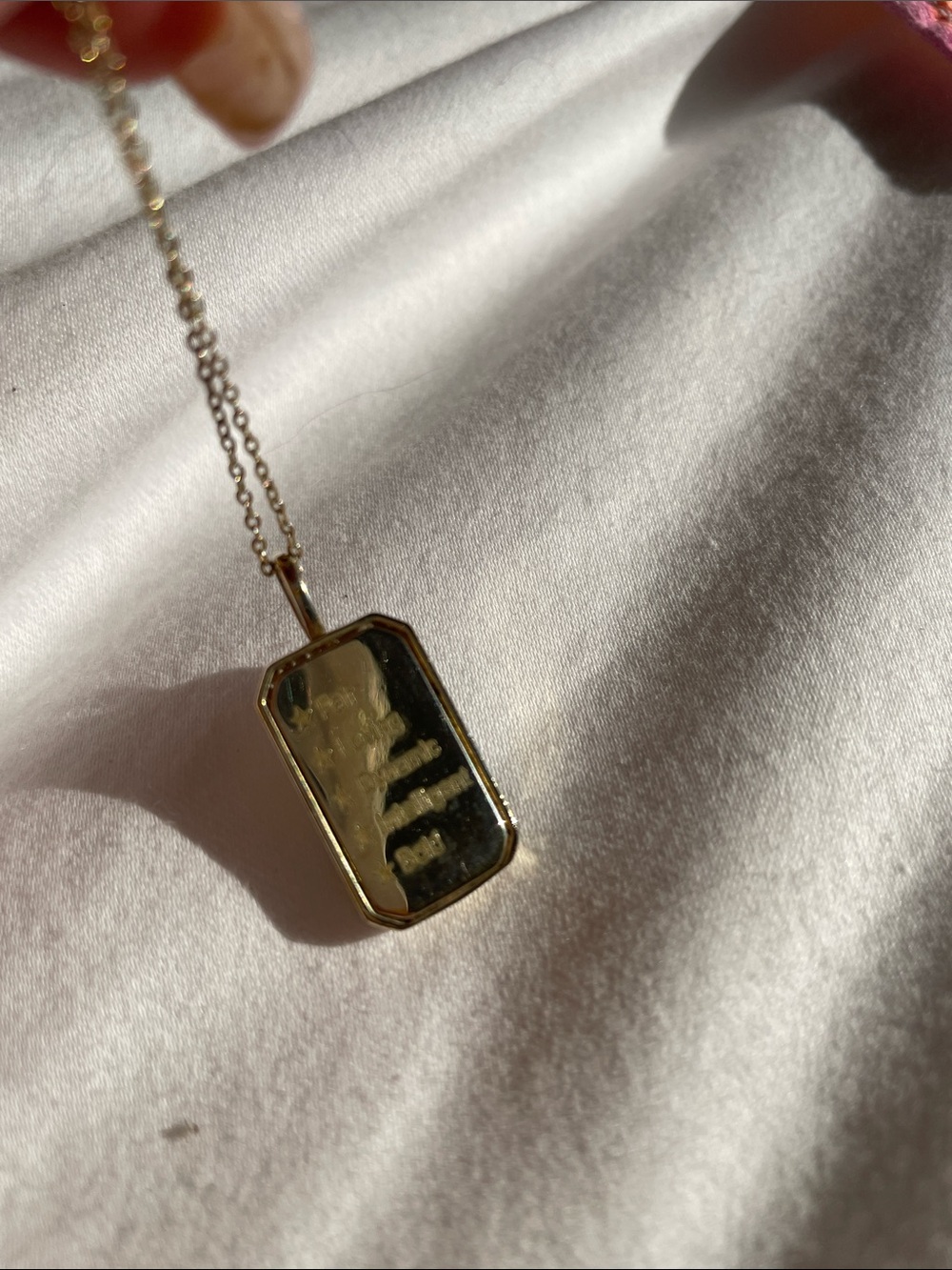 Melinda Maria Gold Pendant Necklace, zodiac Aquarius ♒️ - Picture 6 of 9